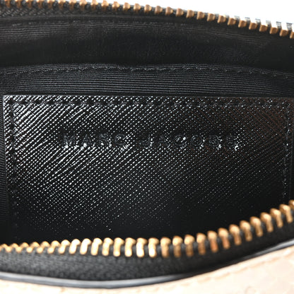 Marc Jacobs Calfskin Snake Embossed Snapshot Camera Bag Black White Silver 6 of 10