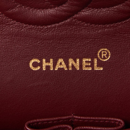Chanel Lambskin Quilted Medium Double Flap Black 8 of 9