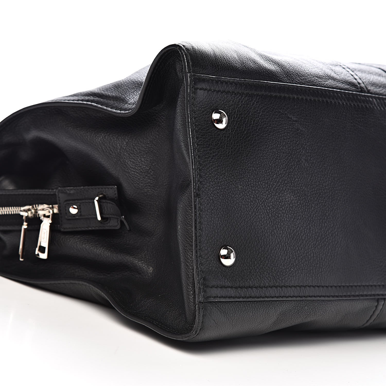 Saint Laurent Sheepskin Large Cabas ChYc Black 10 of 16