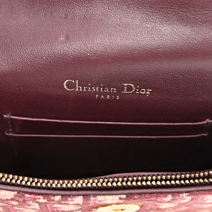Christian Dior Oblique Saddle Belt Bag Bordeaux 6 of 9