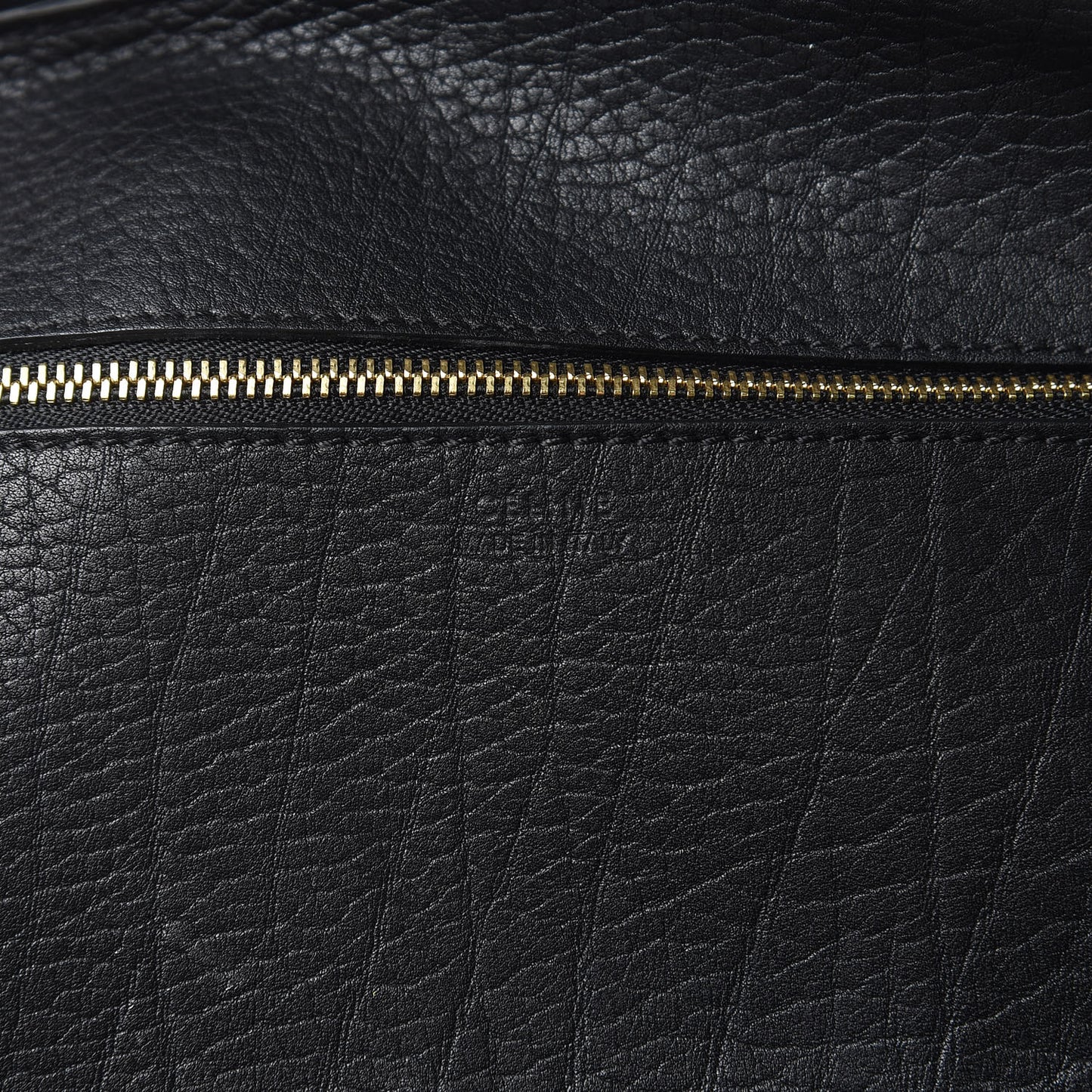 Crisped Calfskin Medium Tie Knot Tote Black