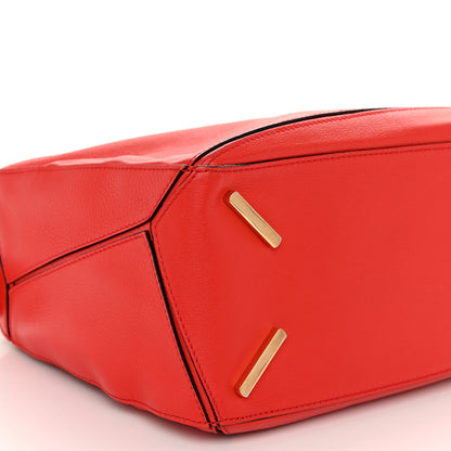 Loewe Calfskin Medium Puzzle Bag Scarlet 8 of 13