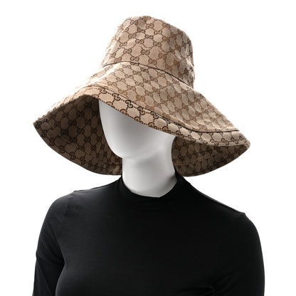 Gucci Monogram Wide Brim Hat L Beige 2 of 9
