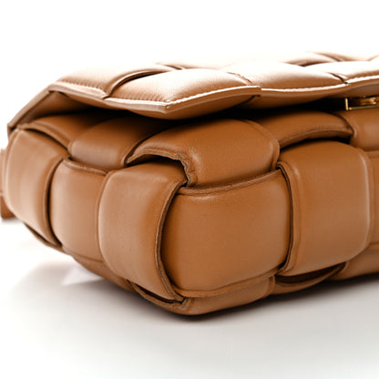 Bottega Veneta Nappa Maxi Intreccio Padded Cassette Crossbody Bag Caramel 8 of 9