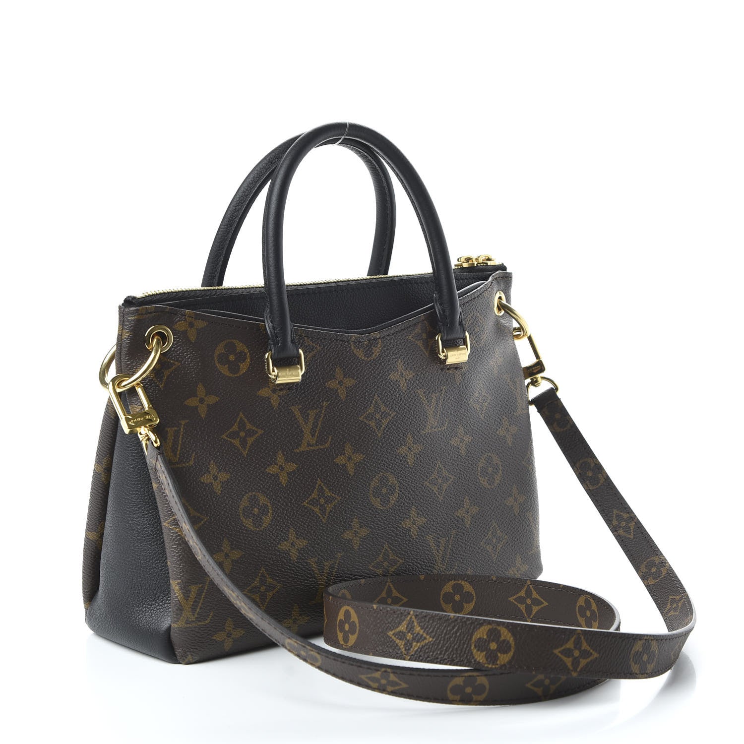 Louis Vuitton Monogram Pallas Full BB Black 3 of 9