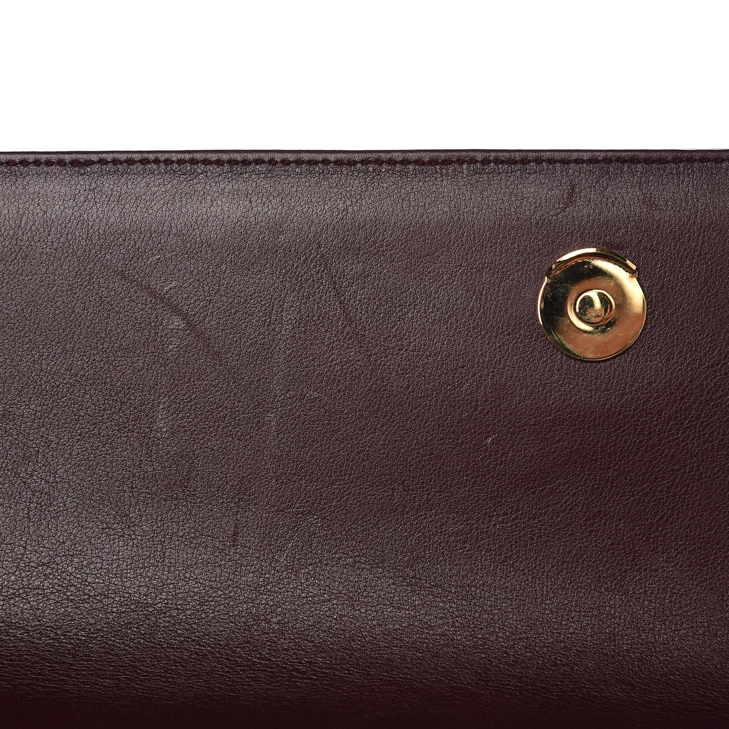 Calfskin Crocodile Embossed Medium Moujik Top Handle Bag Amarena