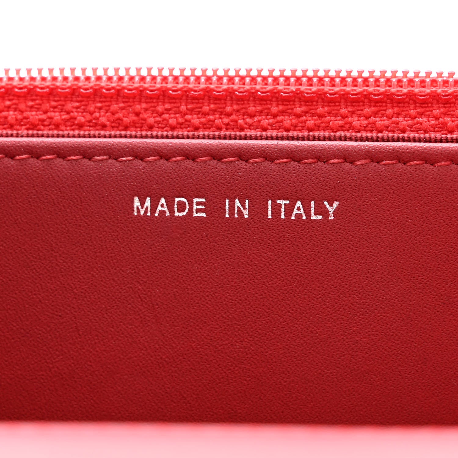 Chanel Patent Quilted Brilliant Wallet On Chain WOC Red 7 of 14