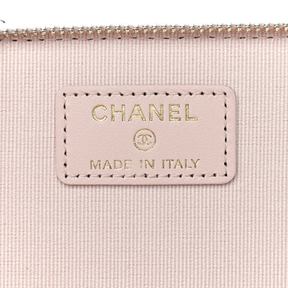Chanel Caviar Quilted Small Vanity Case With Chain Light Beige 6 of 9