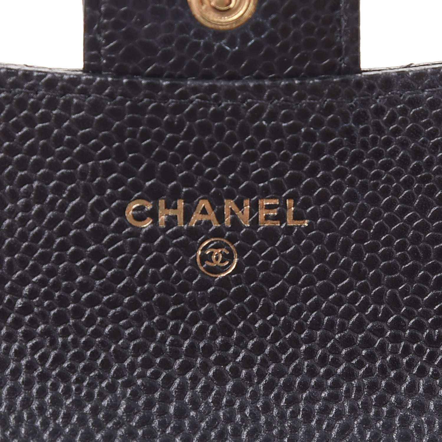 Chanel Caviar Quilted Flap Card Holder Black 7 of 11