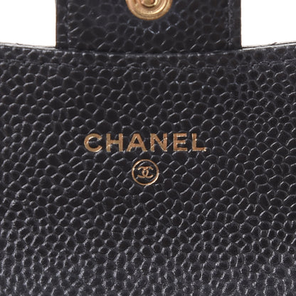 Chanel Caviar Quilted Flap Card Holder Black 7 of 11