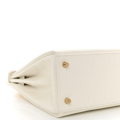 Hermes Evercolor Kelly Retourne 28 White 8 of 9