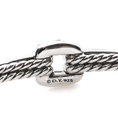 David Yurman Sterling Silver Thoroughbred Center Link Bracelet 3 of 4