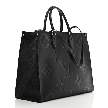 Louis Vuitton Empreinte Monogram Giant Onthego GM Black 3 of 13