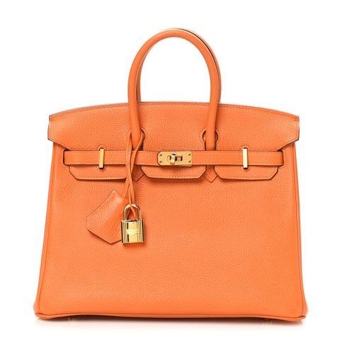 Togo Birkin 25 Orange