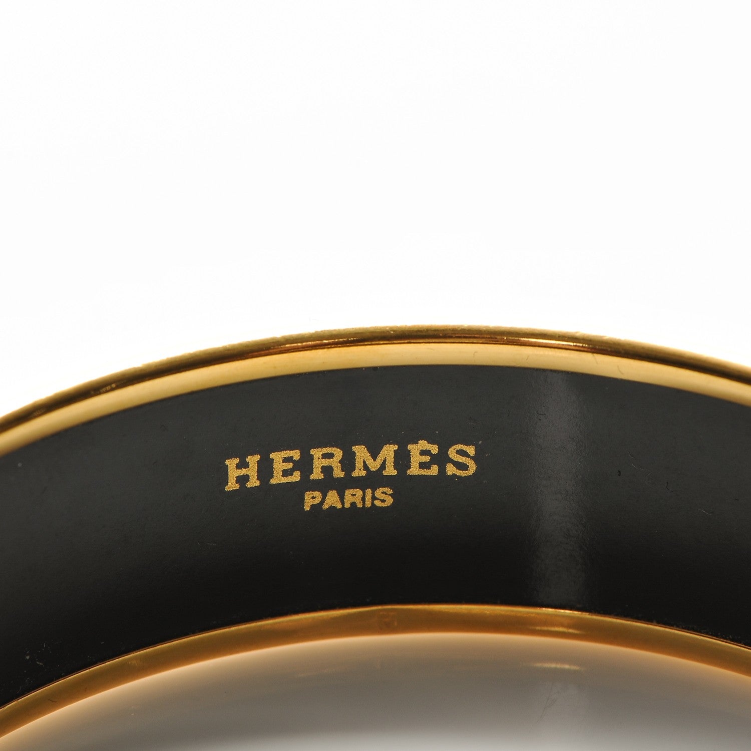 Hermes Enamel Printed Wide Sun Moon Stars Bracelet 65 5 of 5