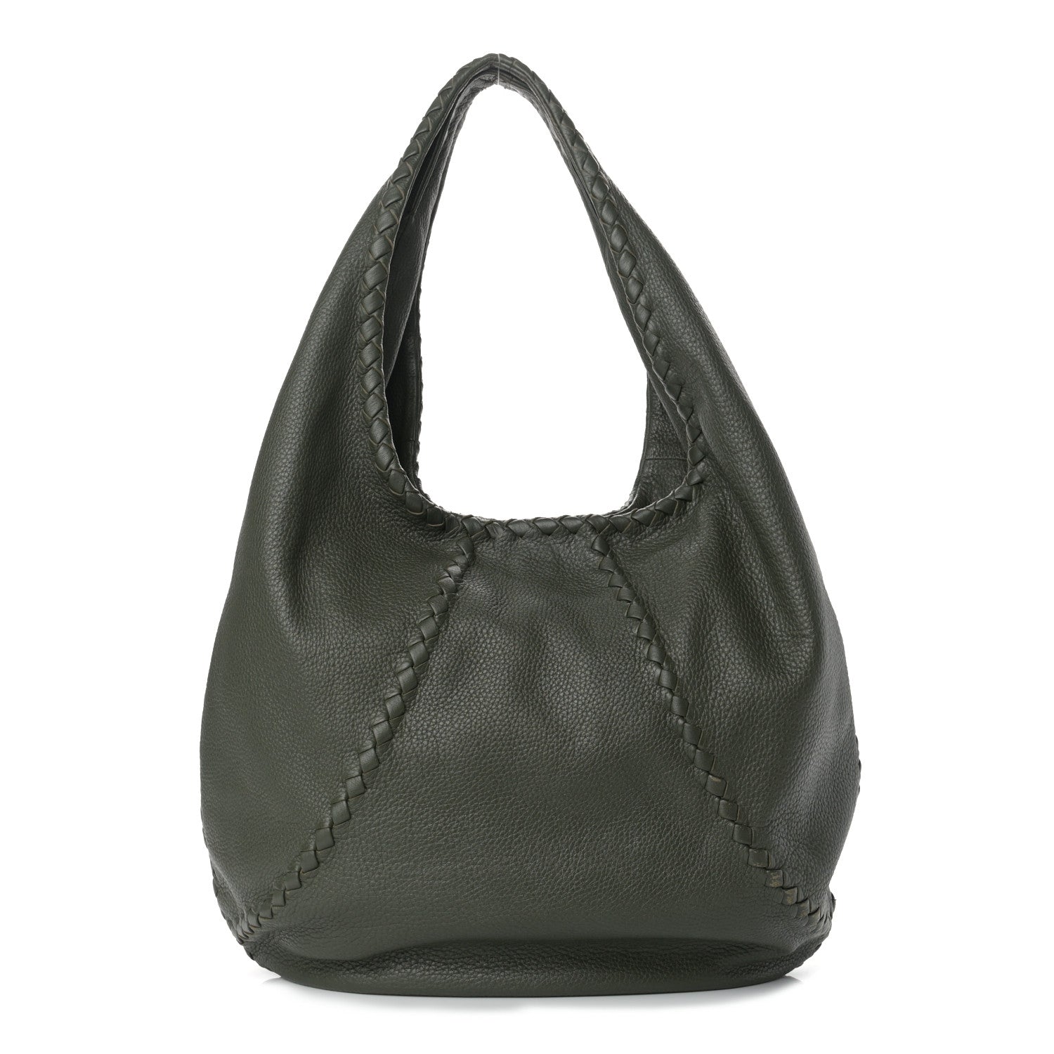 Bottega Veneta Cervo Deerskin Large Hobo Sergeant 1 of 11