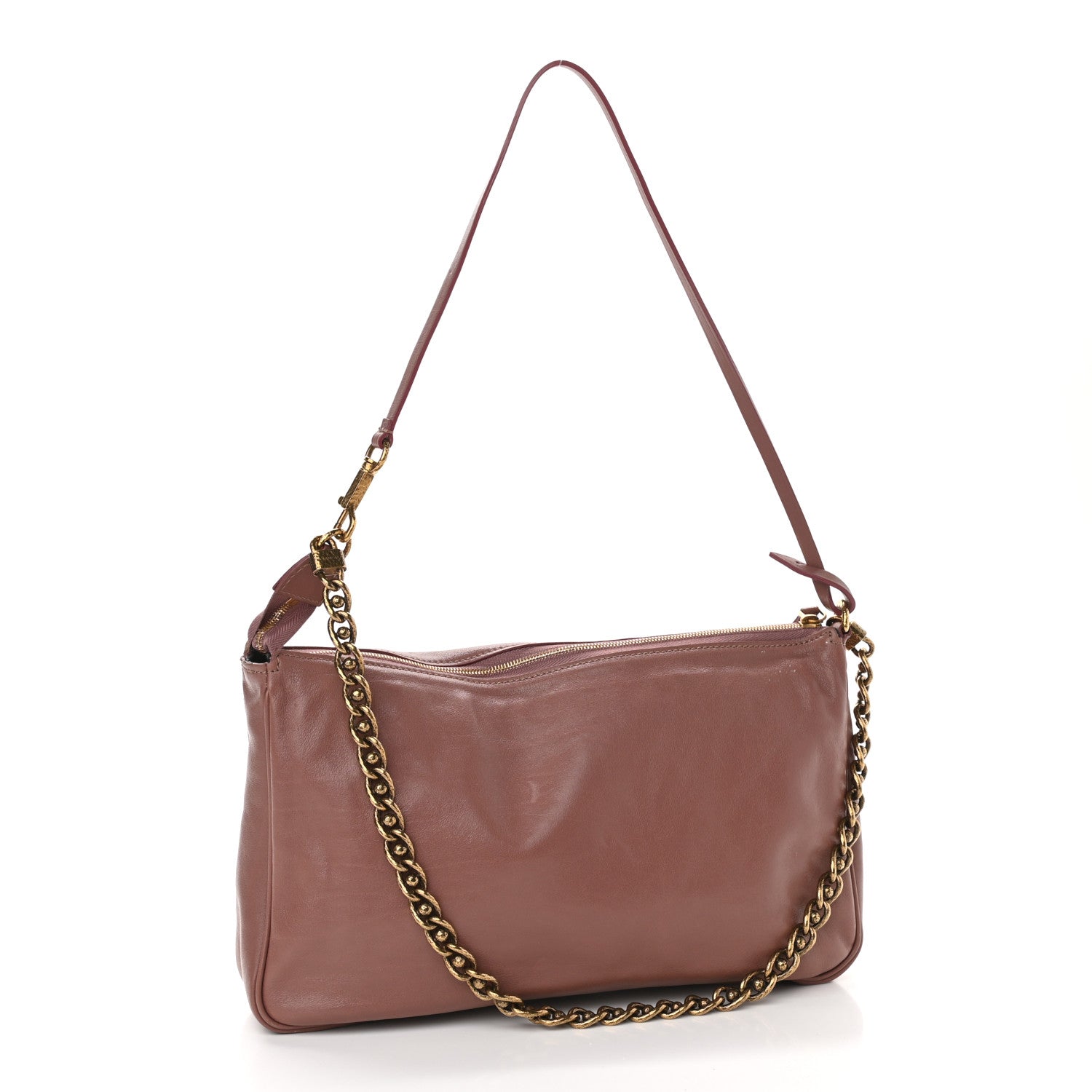 Louis Vuitton Cuir Boudoir Pochette Accessories MM Rose 3 of 16
