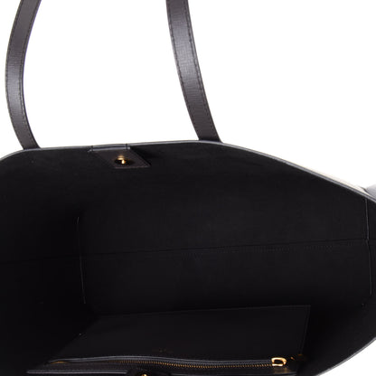 Tom Ford Grained Calfskin Small T Tote Grey 5 of 12
