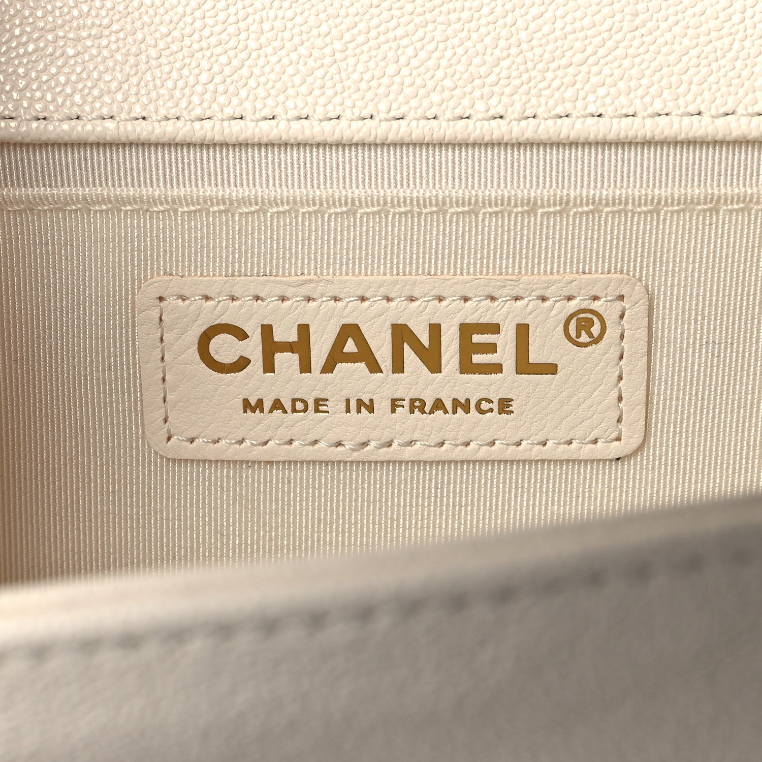 Chanel Caviar Quilted Medium Boy Flap White 6 of 11