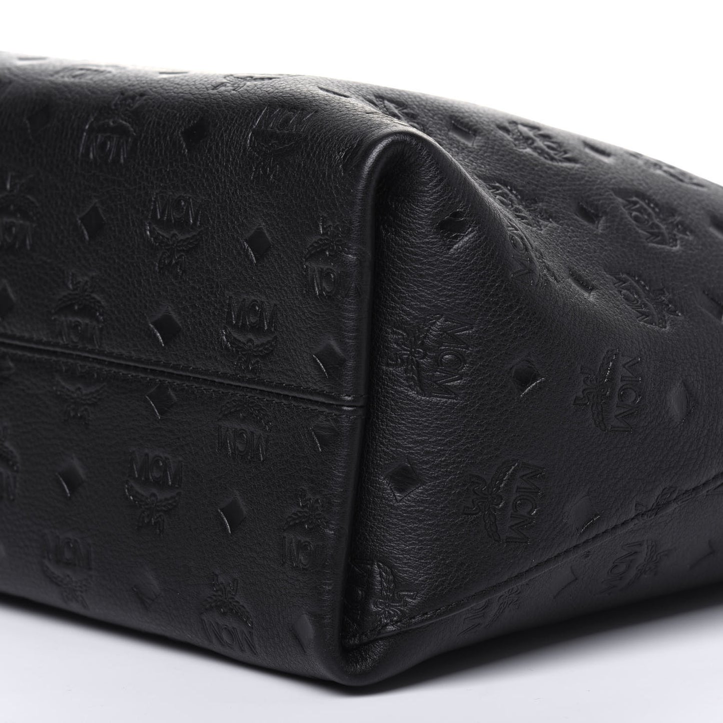 Calfskin Ottomar Monogram Medium Klara Shopper Tote Black