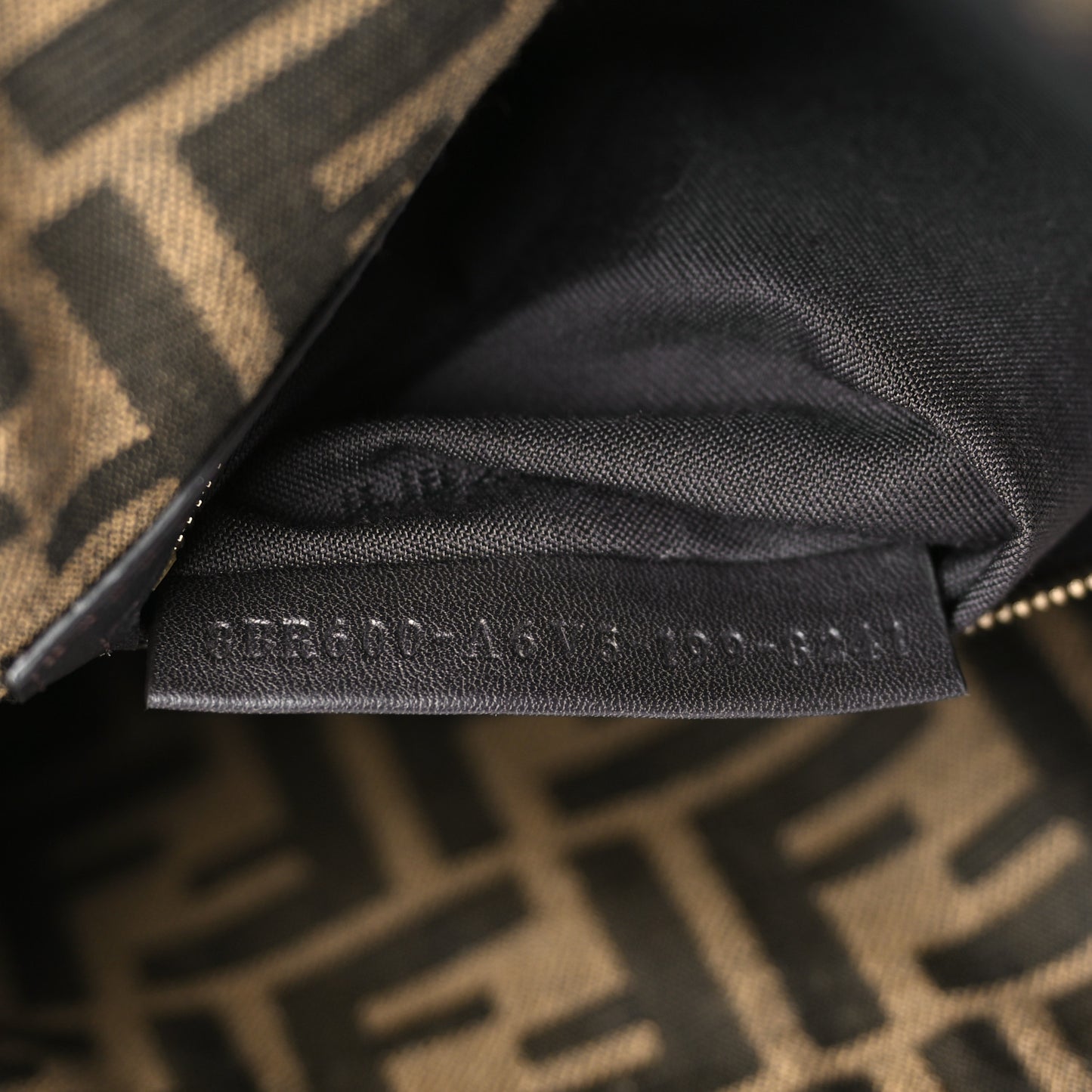 Fabric Jacquard FF 1974 Medium Baguette Tobacco Moro Black
