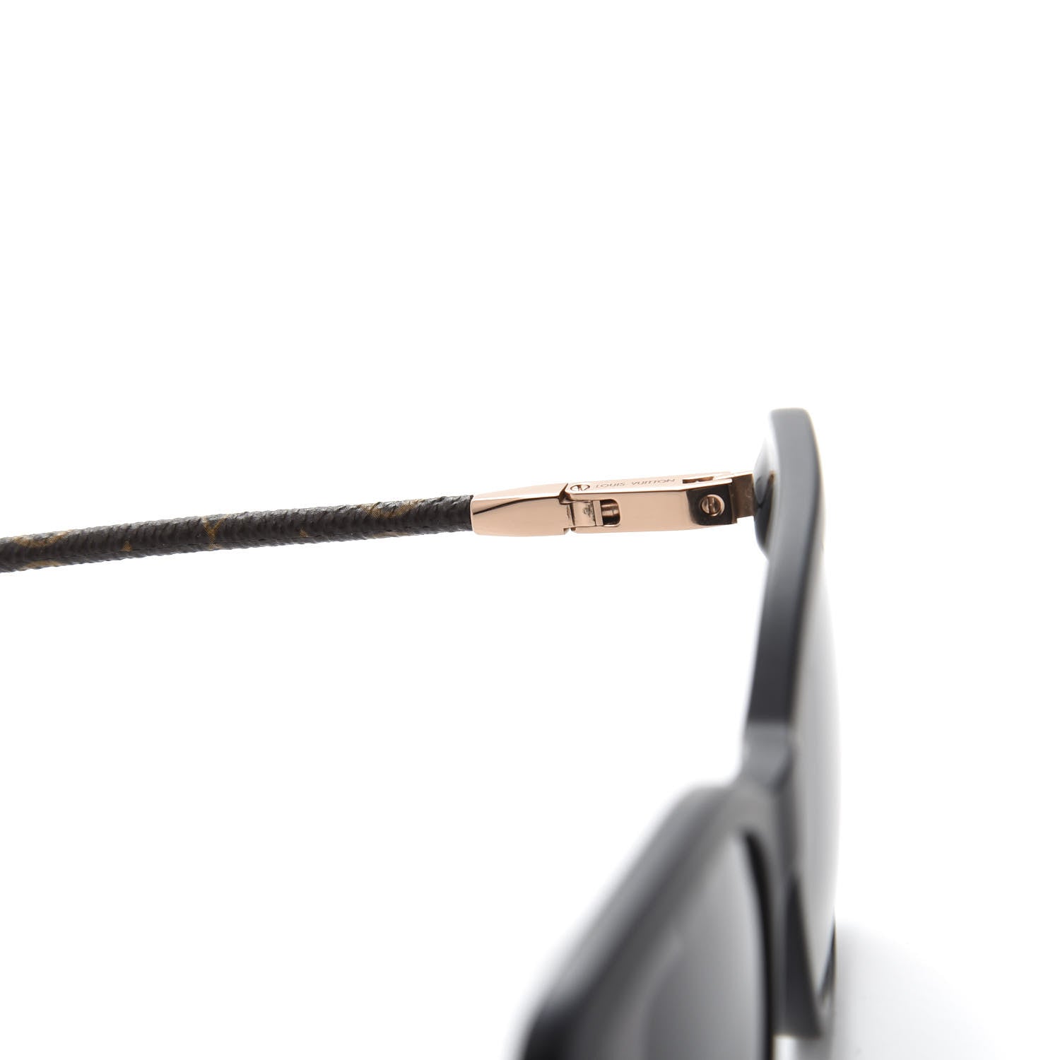 Louis Vuitton Monogram Acetate Charlotte Sunglasses Z0781E Black 6 of 9