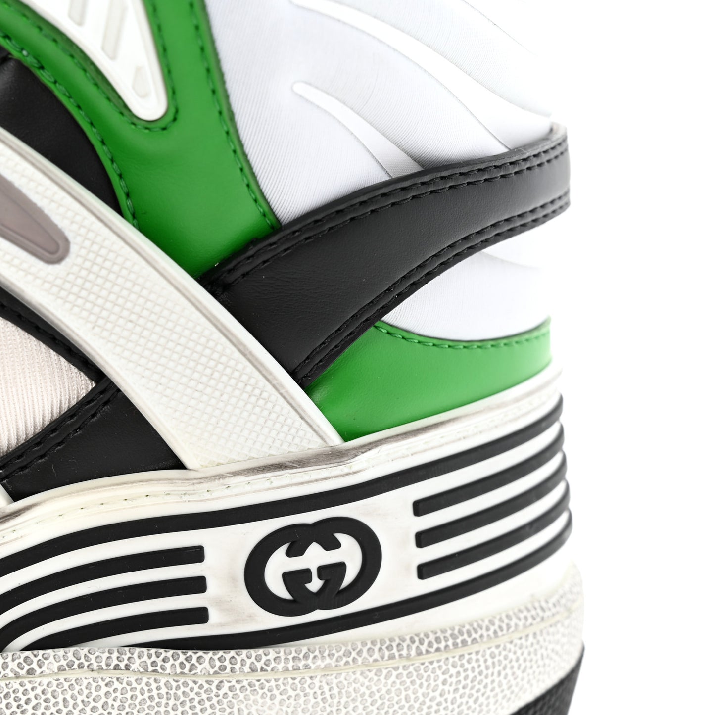 Demetra Mens Basket High Top Sneakers 8 Holly Green Great White Black