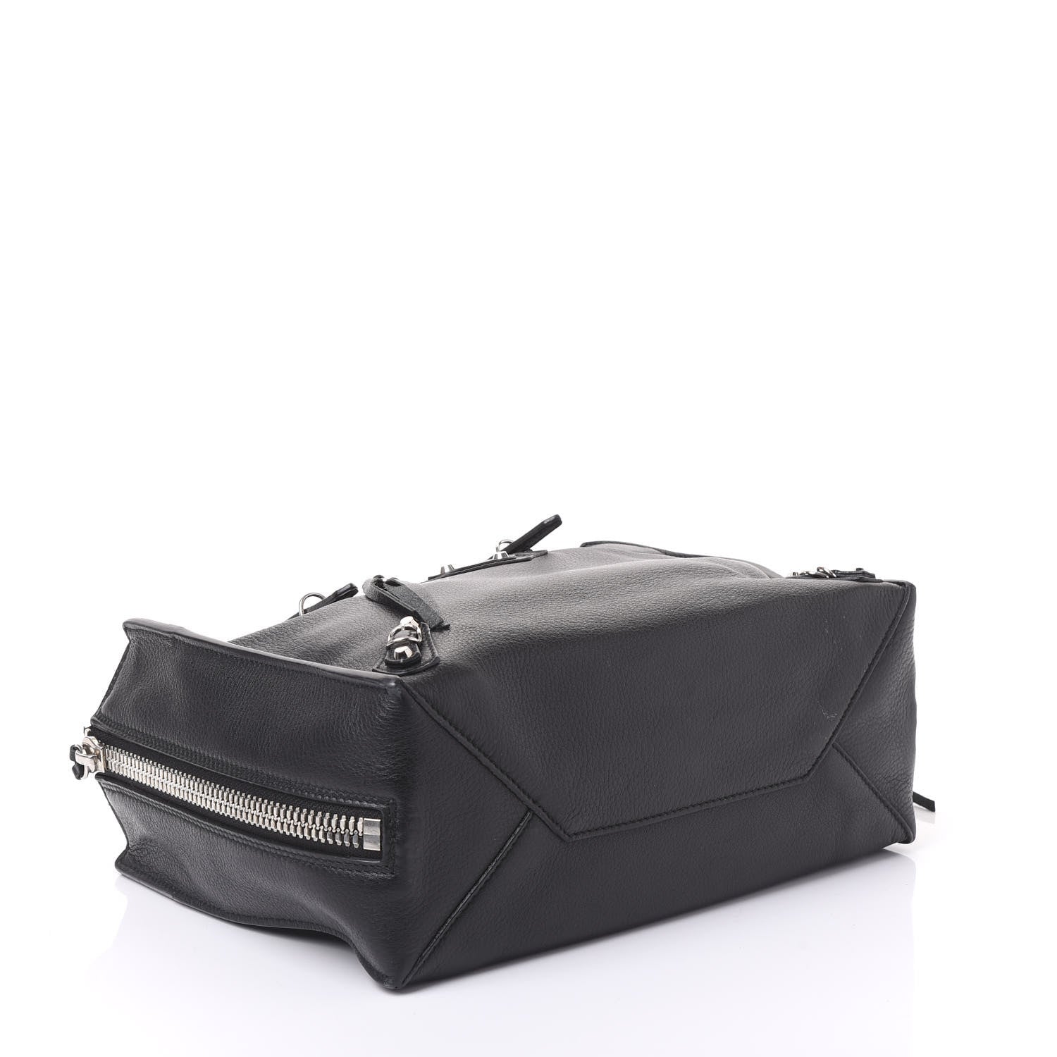 Balenciaga Veau Papier A6 Zip Around Tote Black 5 of 10