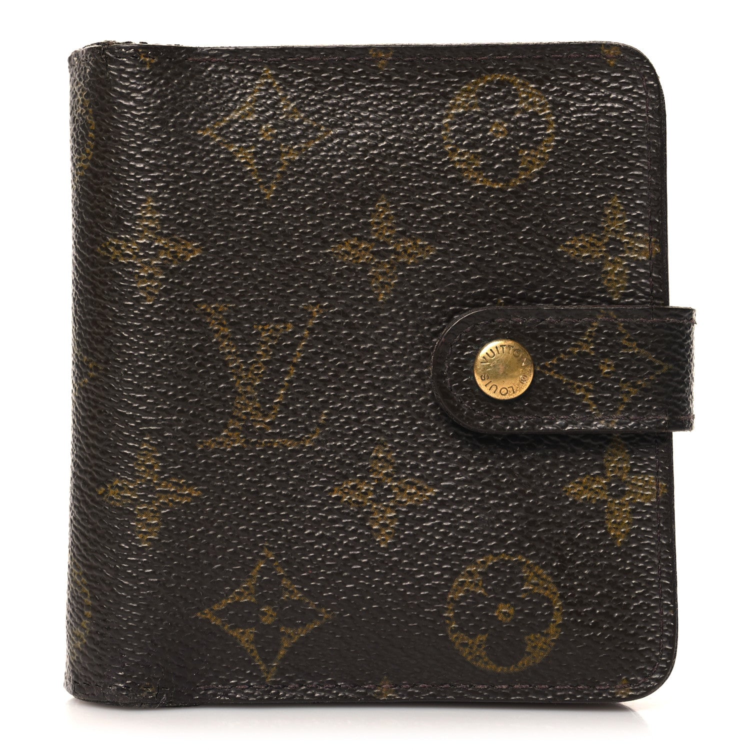 Louis Vuitton Monogram Compact Zippe Zipped Wallet 1 of 12