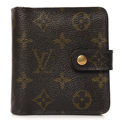 Louis Vuitton Monogram Compact Zippe Zipped Wallet 1 of 12