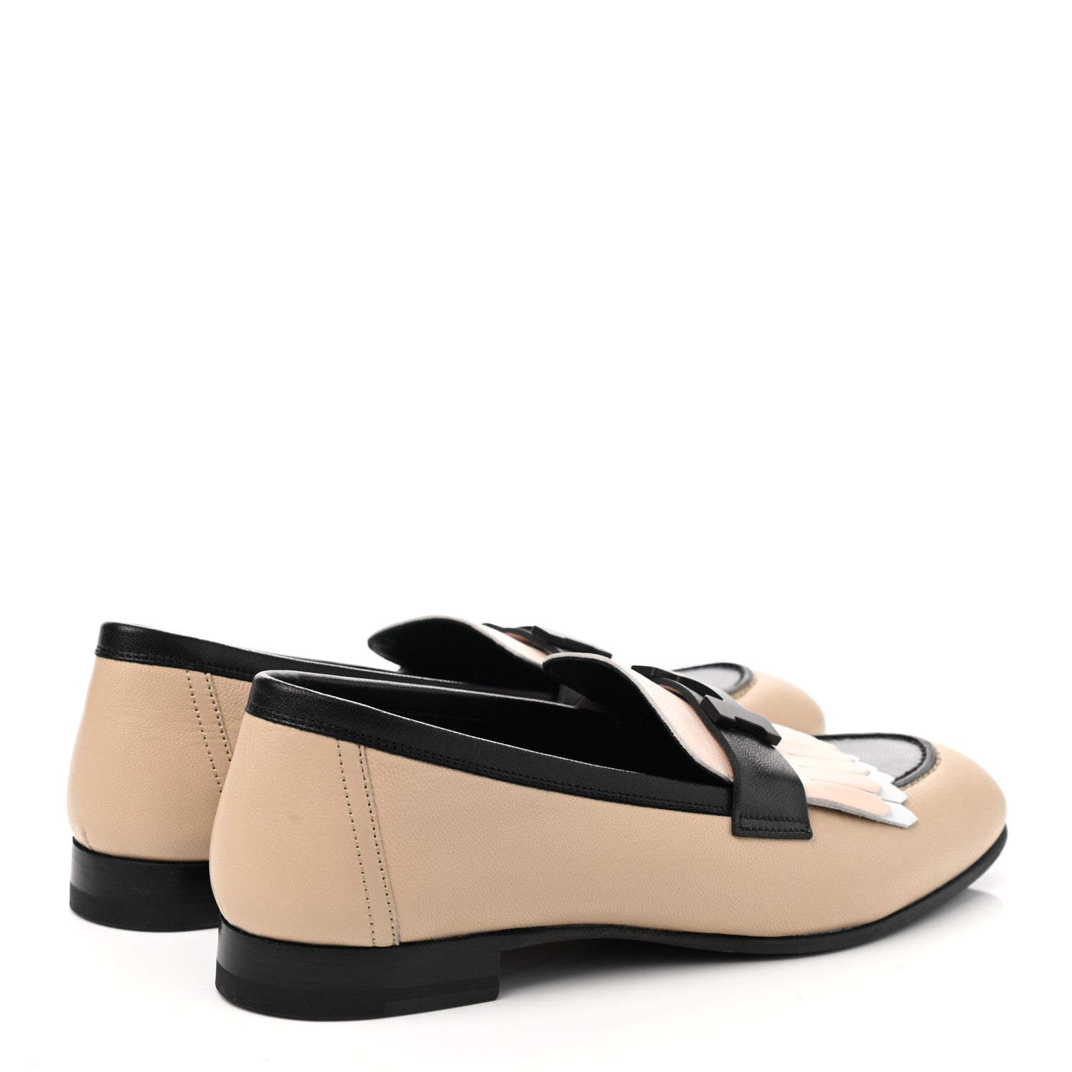 Hermes Goatskin Womens Royal Loafers 37.5 Multicolor 4 of 8