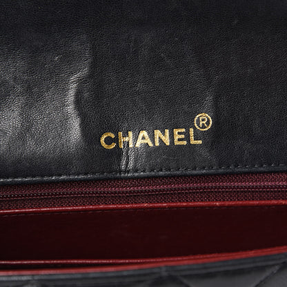 Chanel Lambskin Quilted Medium Mademoiselle Single Flap Black 6 of 13
