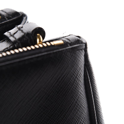 Prada Saffiano Medium Galleria Double Zip Tote Black 16 of 26