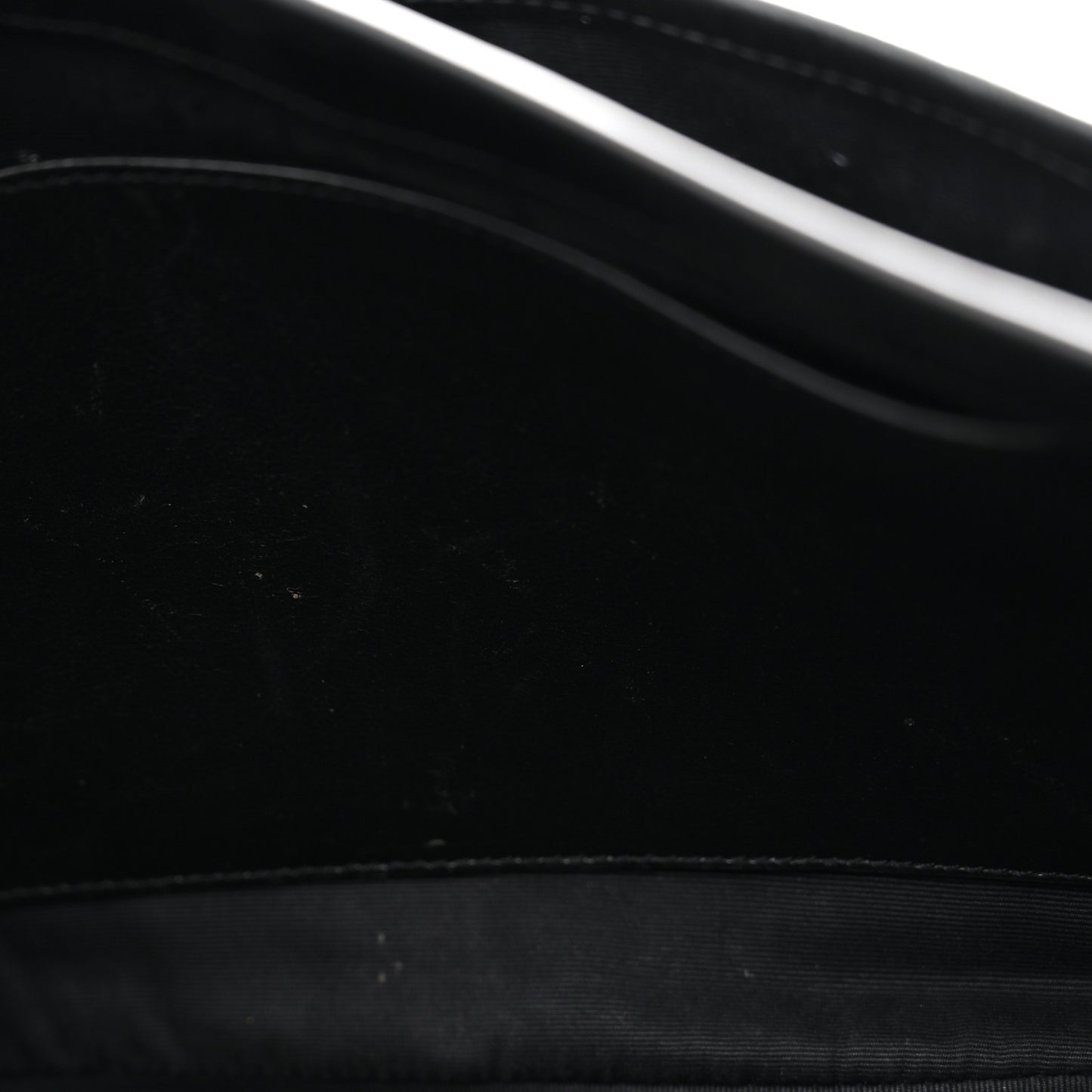 Crinkled Calfskin Matelasse Monogram Medium Niki Chain Satchel Black