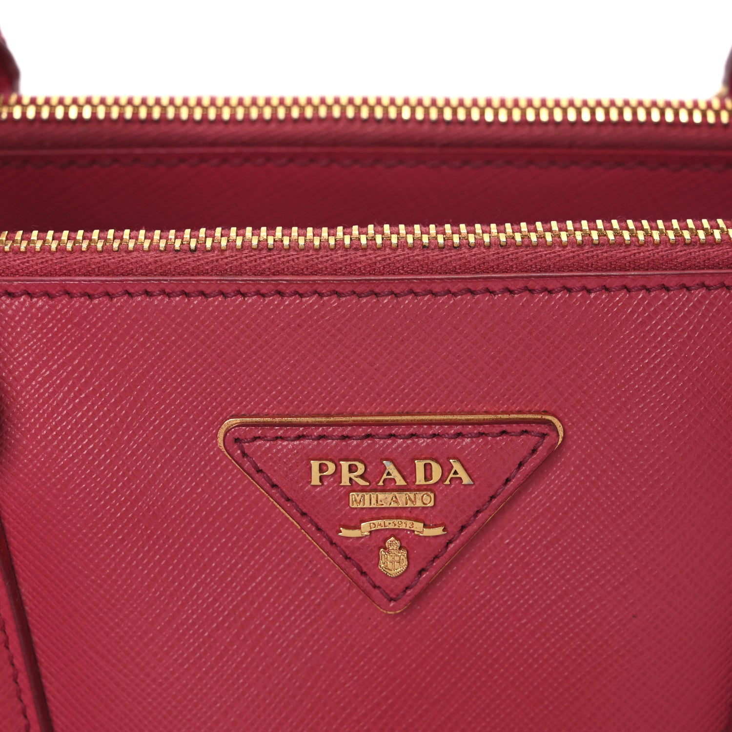Prada Saffiano Medium Galleria Double Zip Tote Peonia 8 of 13