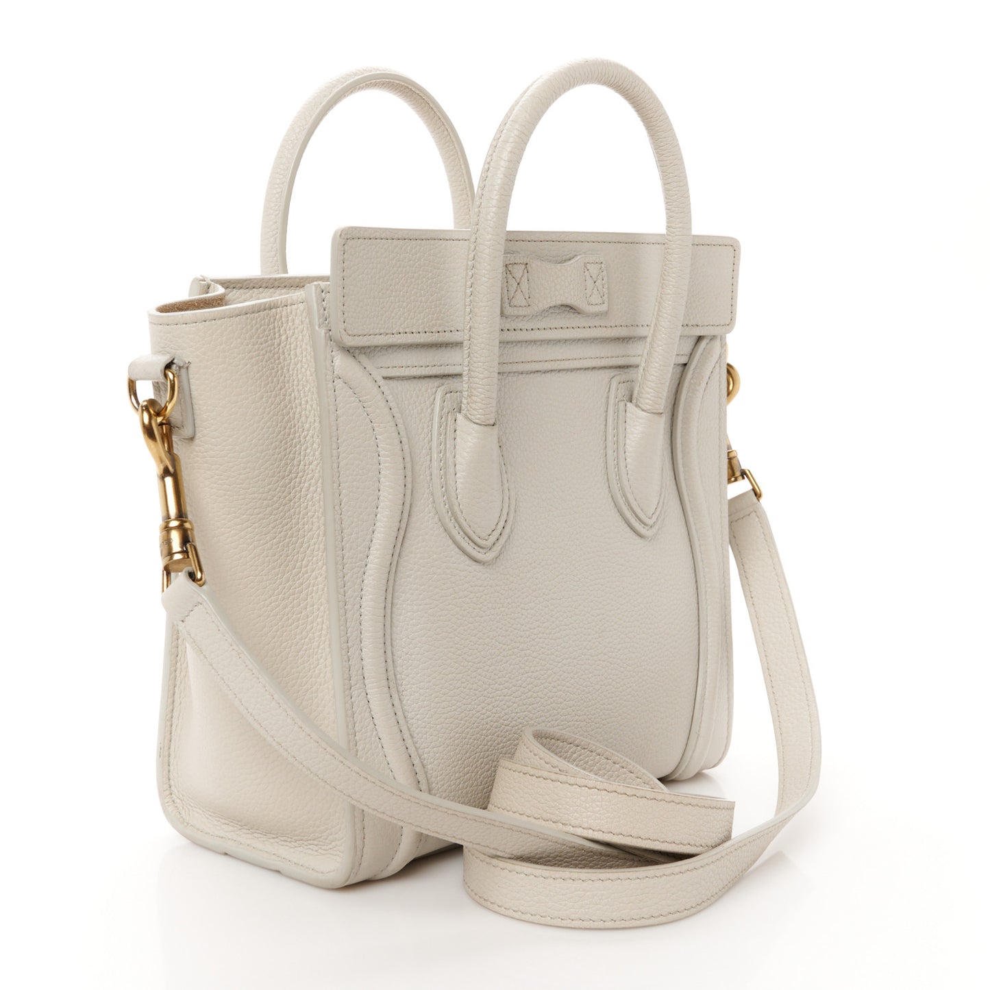 Drummed Calfskin Nano Luggage Lune