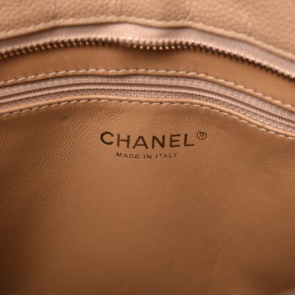 Chanel Caviar Quilted Medallion Tote Beige 8 of 11