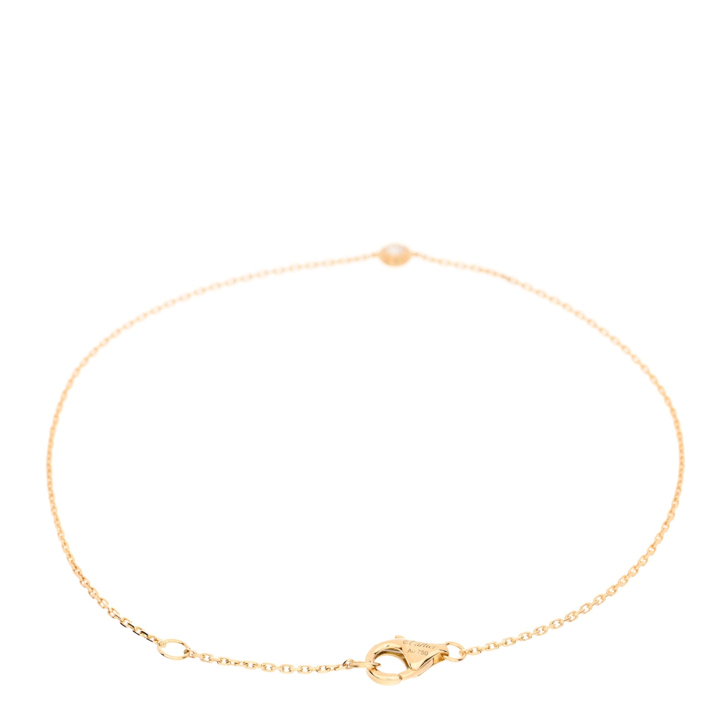18K Yellow Gold Diamond XS D'Amour Bracelet