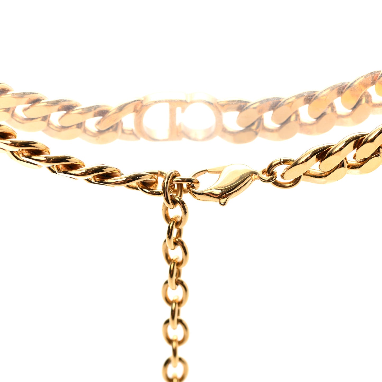 Metal Danseuse Etoile Chain Choker Necklace Gold