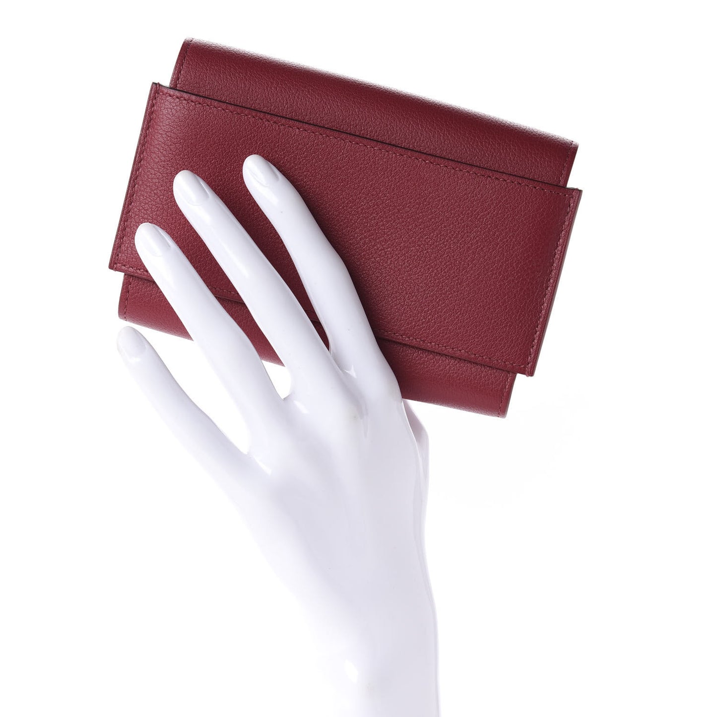Evercolor Short Passant Wallet Rouge Grenat