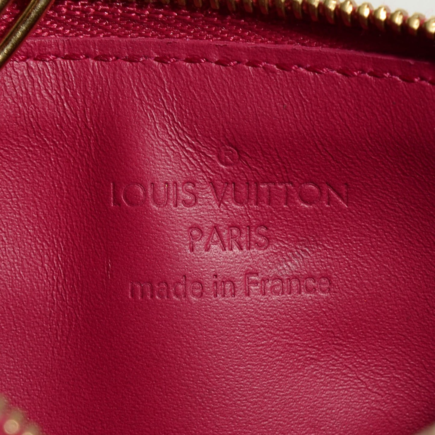 Vernis Key Pouch Rose Indien