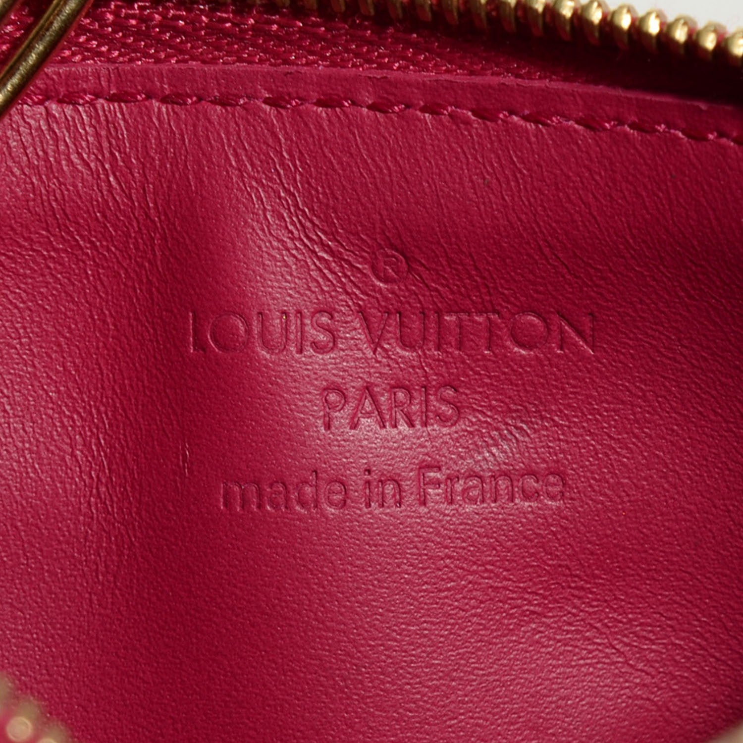 Louis Vuitton Vernis Key Pouch Rose Indien 6 of 7