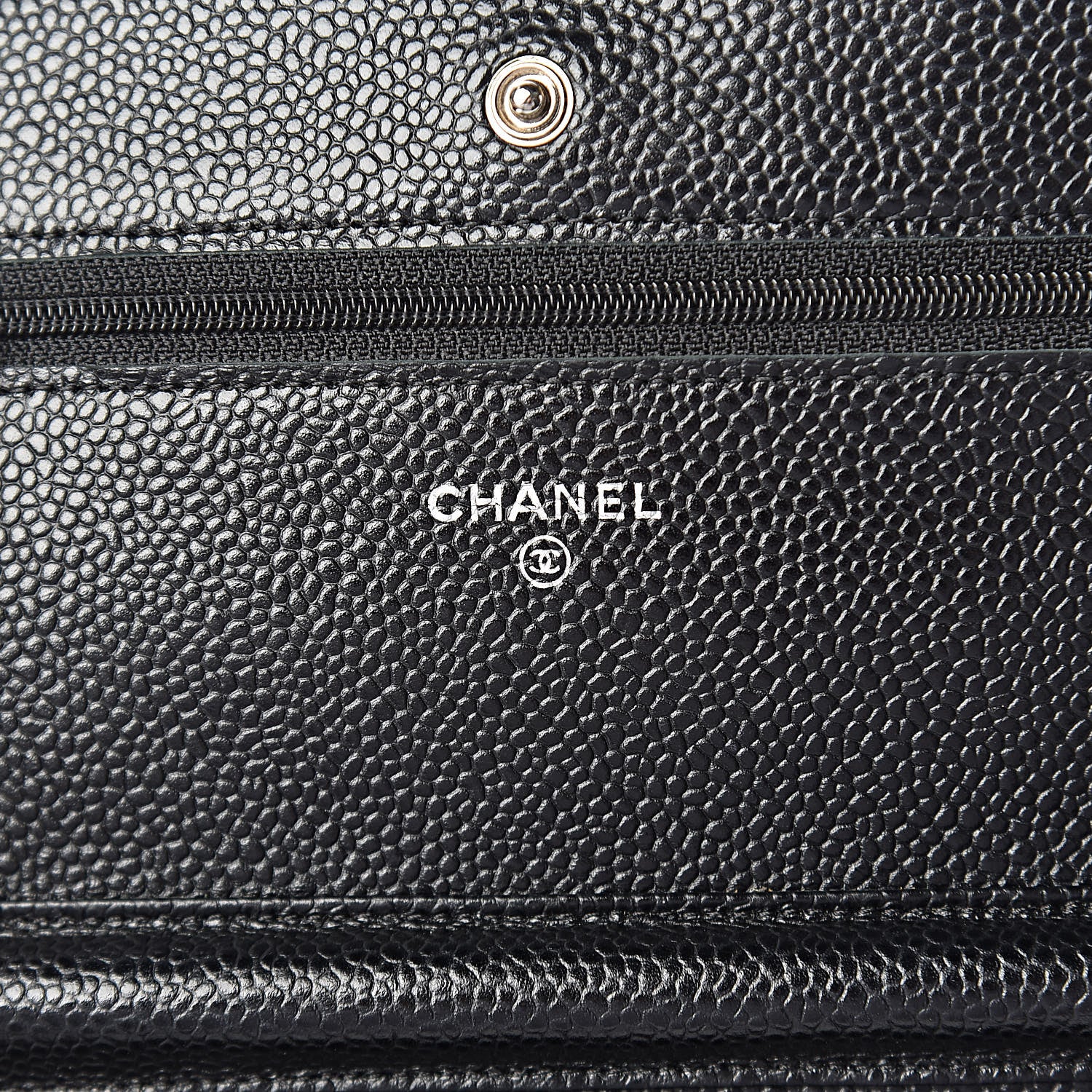 Chanel Caviar Quilted Wallet On Chain WOC Black 6 of 10
