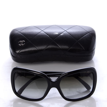 Chanel CC Bow Sunglasses 5171 Black White 7 of 7
