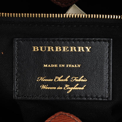 Burberry Calfskin House Check Little Crush Brown Ochre 6 of 8