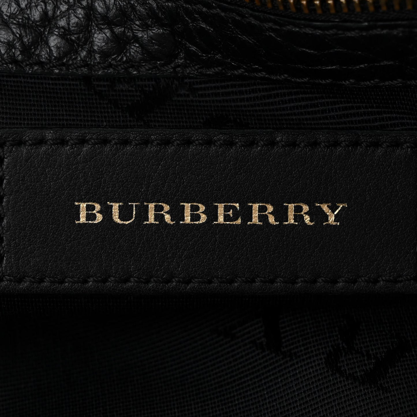 Signature Grain Calfskin Check Embossed Small Chichester Crossbody Clutch Bag Black