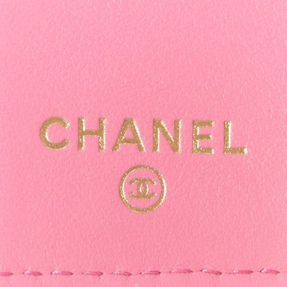 Chanel Goatskin Quilted Small Chanel 19 Flap Wallet Pink 7 of 8