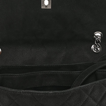 Chanel Iridescent Caviar Quilted Medium Lady Pearly Flap Black 12 of 12