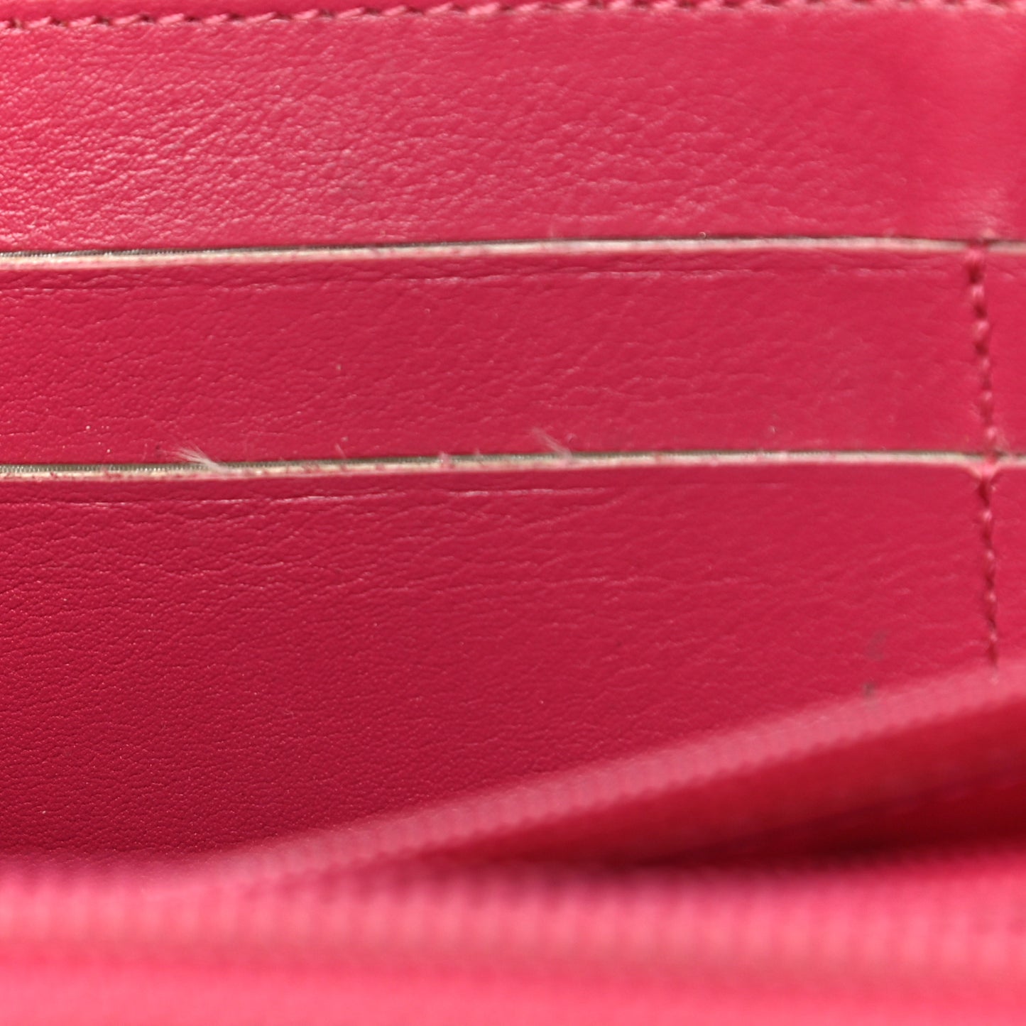 Patent Camellia Embossed Large Gusset Zip Around Wallet Pink