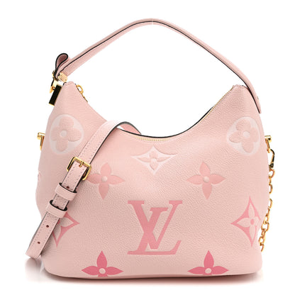 Louis Vuitton Empreinte Monogram Giant By The Pool Marshmallow Hobo PM Bouton De Rose 1 of 8